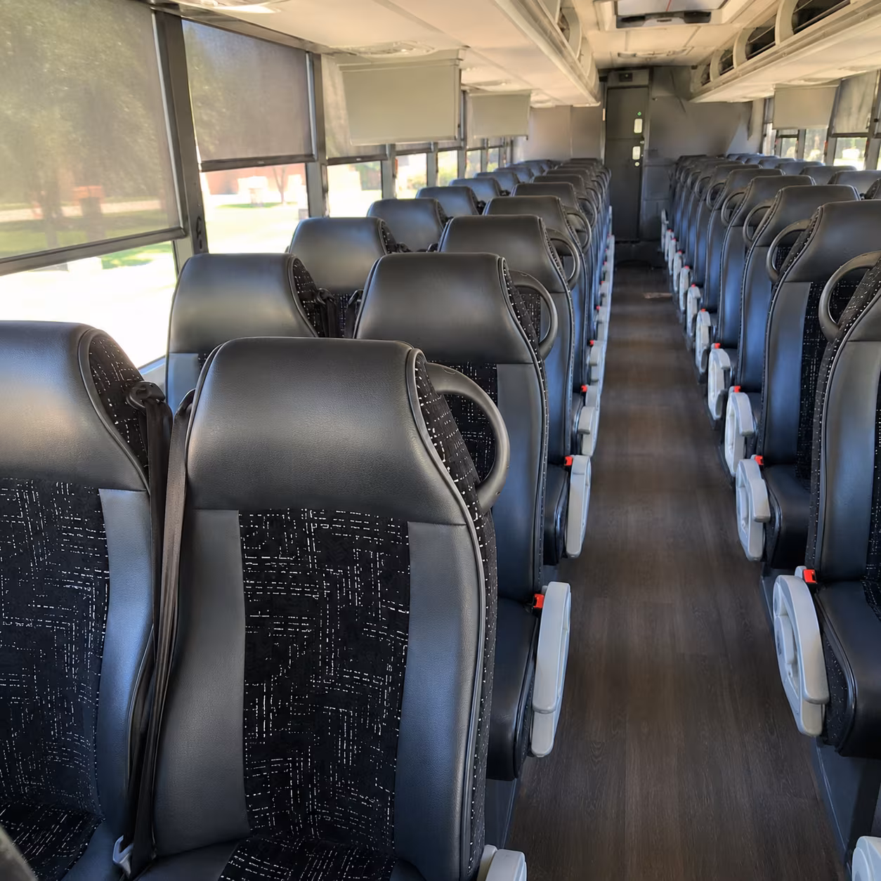 birmingham charter bus interior