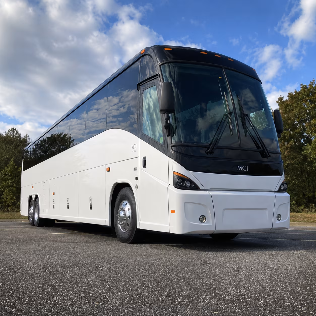 birmingham charter bus rental exterior