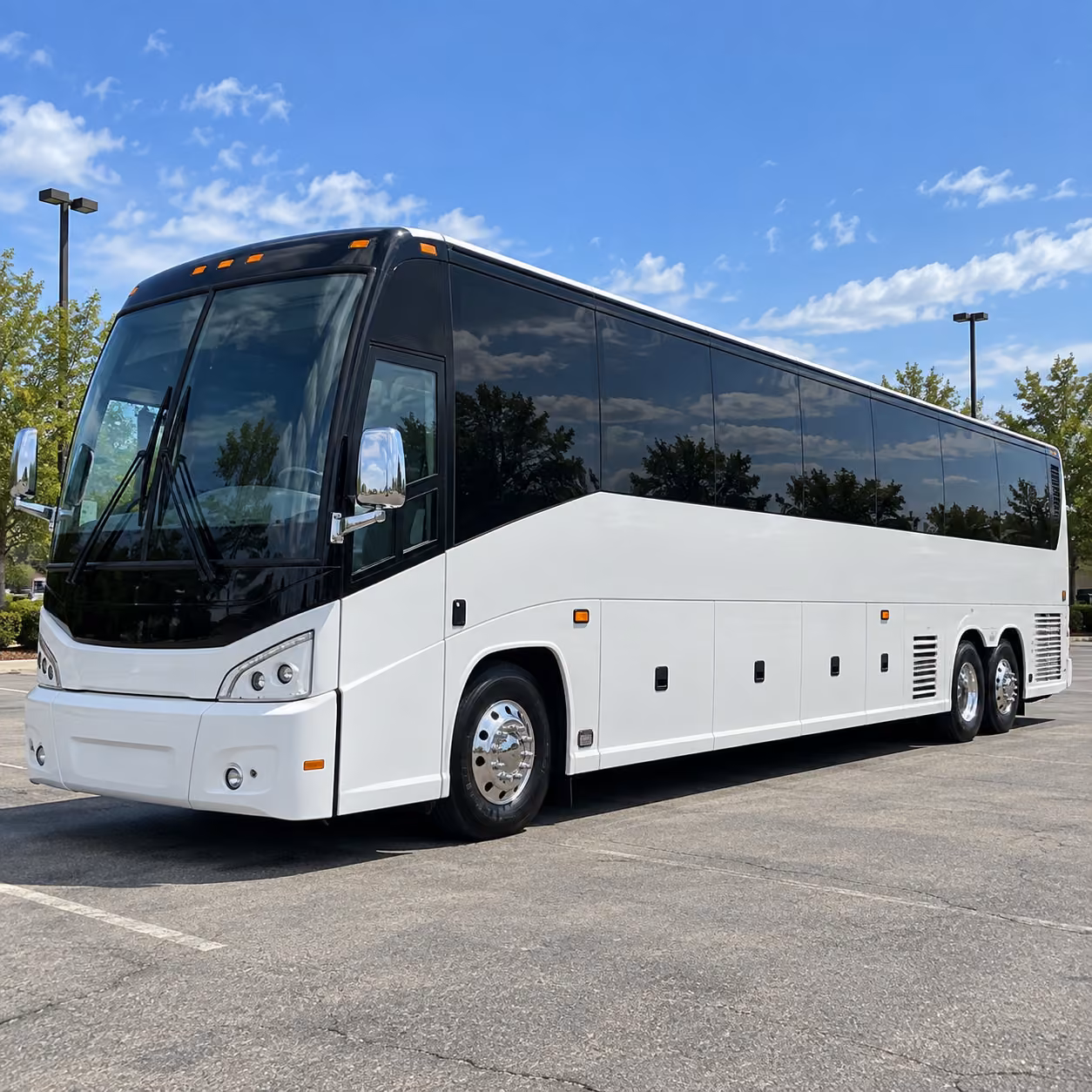 sports team fan charter bus rentals in birmingham