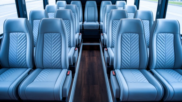 birmingham 18 passenger minibus interior