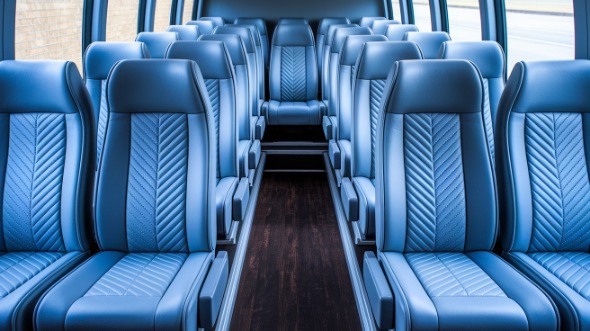 birmingham 28 passenger minibus inside