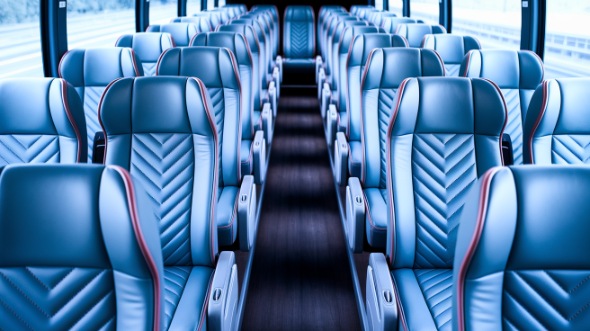 birmingham 50 passenger charter bus interior