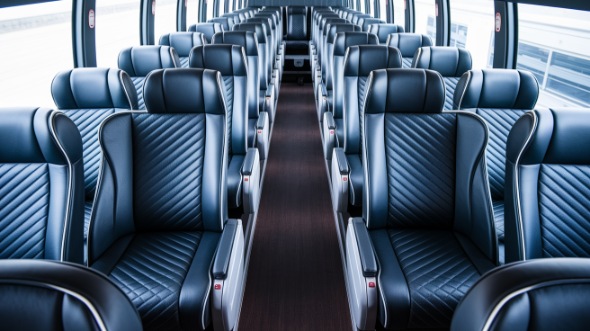 birmingham 56 passenger charter bus inside