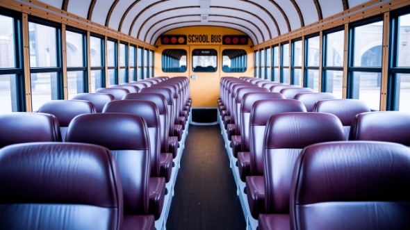 birmingham school bus rental inside